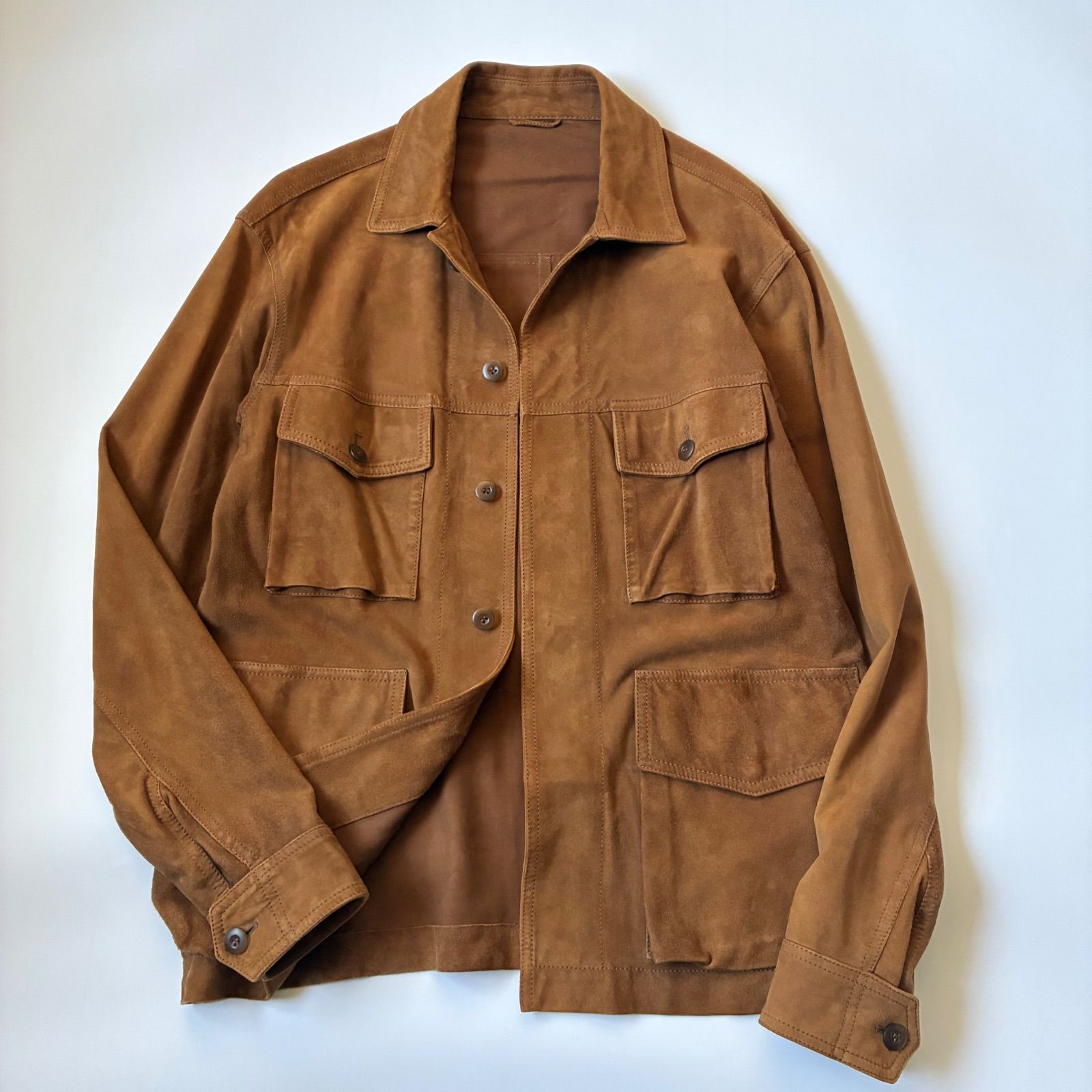 VALSTAR / ゴートスエード サファリジャケット - メルカリ