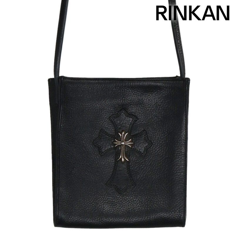 クロムハーツ SQ PKT スモールch ショルダーバッグ クロムハーツ SQ PKT CH CROSS/スクエアポケット スモールCHクロス装飾