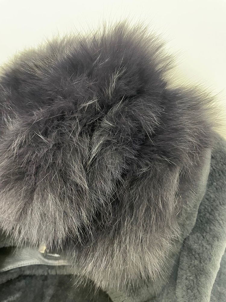  ダイアグラム Diagram ノー ジップアップ レザー フォックスファースリーブ ファー ジャケット 3830 4056-0 グレー 601 LT-27 その他 ジャケット アウター