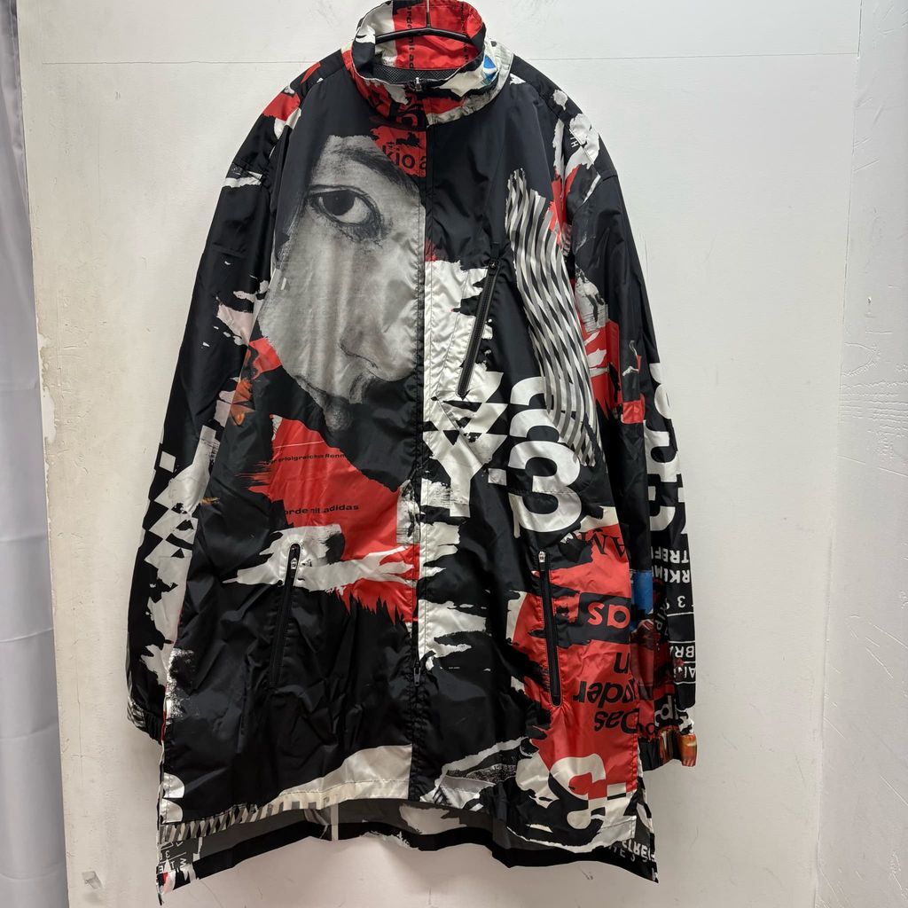 Y-3 内田すずめ ナイロントラックジャケット ワイスリーY-3 ナイロン内田すずめグラフィックプリントトラック
