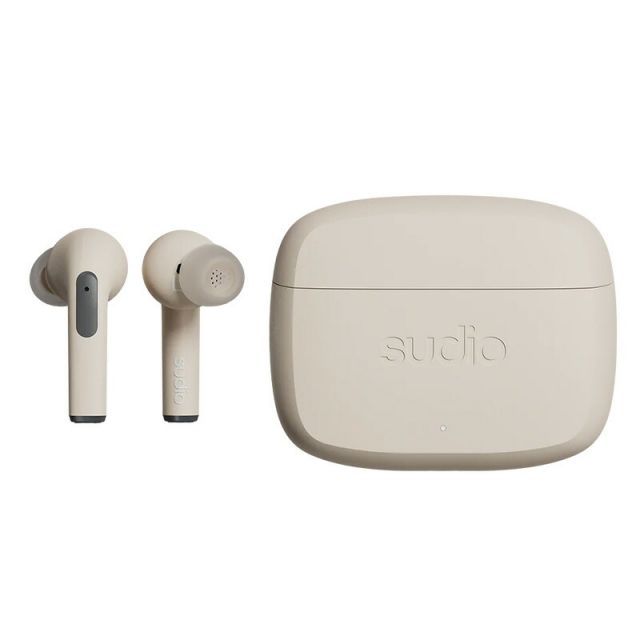 SUDIO ワイヤレス イヤホン N 2 PRO サンドベージュ Bluetooth 5.2 ANC機能 IPX 4レベル防水設計