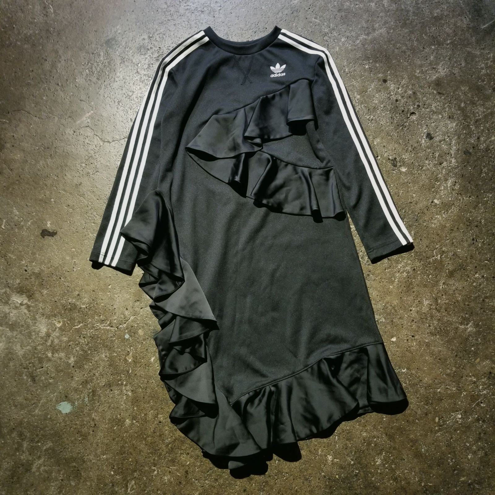 adidas 19 aw × J KOO Dress L アディダス ジェイクー ドレス フリル ジャージ FT 9898
