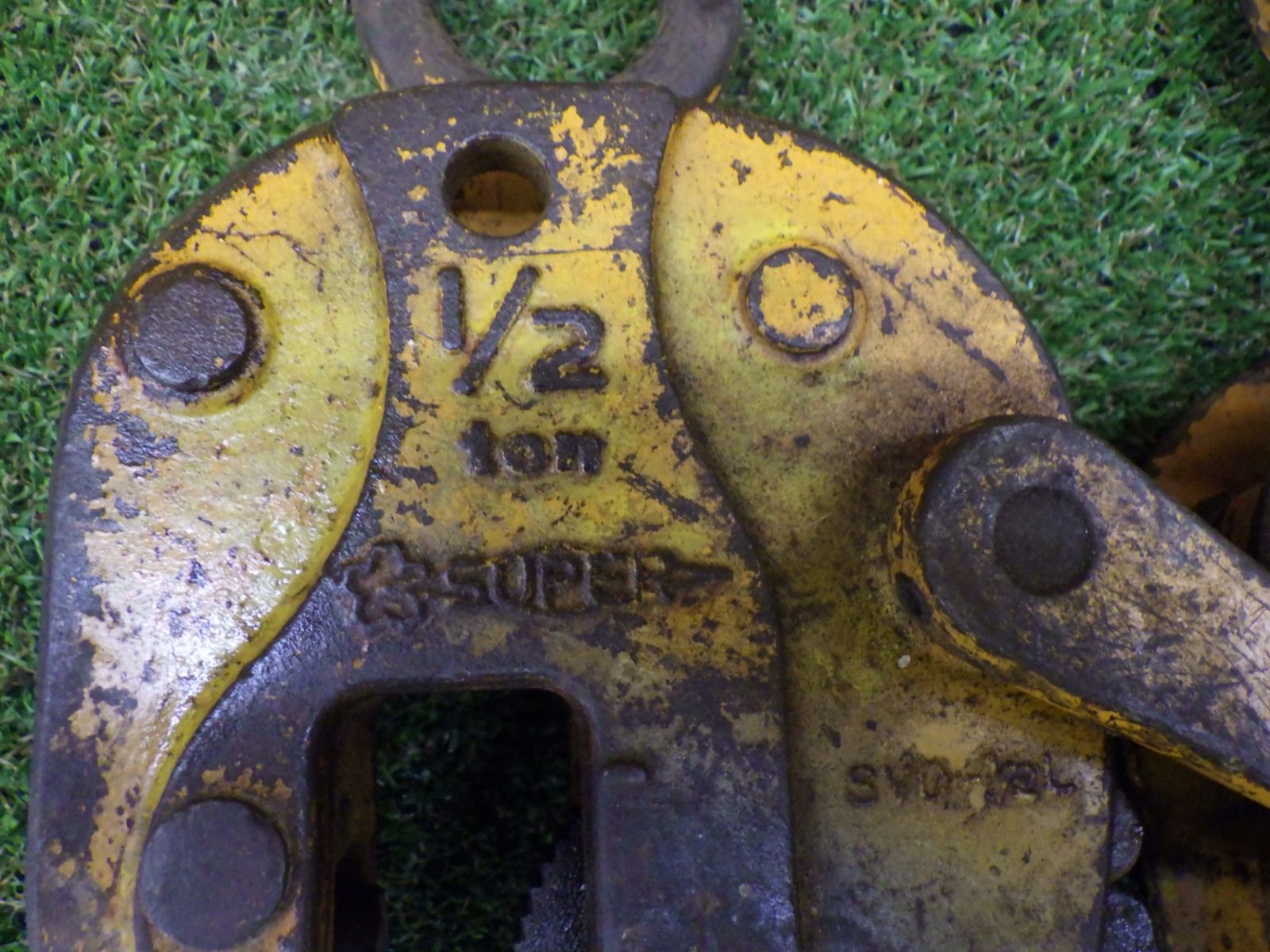 スーパーツール 吊りクランプ 500㎏ SVC-1|2 L 吊り機 セット 現状お渡し品