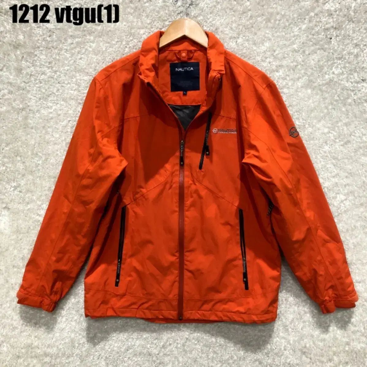 Nautica オレンジ色 ウィンドブレーカー ジャケット L