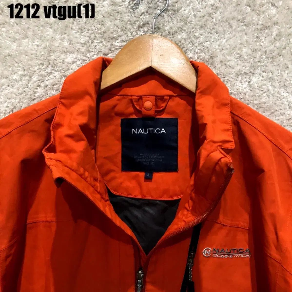 Nautica オレンジ色 ウィンドブレーカー ジャケット L