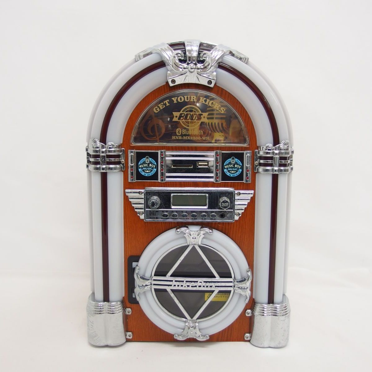 BOOS MUSICBOX HNB-MX2500-WH ホワイト ジュークボックス型 プレーヤー