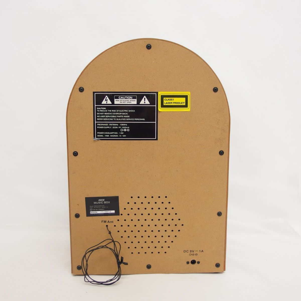 BOOS MUSICBOX HNB-MX2500-WH ホワイト ジュークボックス型 プレーヤー