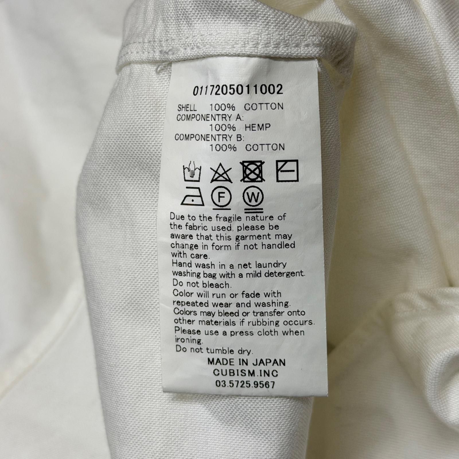 VISVIM Design Shirt デザインアームシャツ 長袖シャツ ビズビム