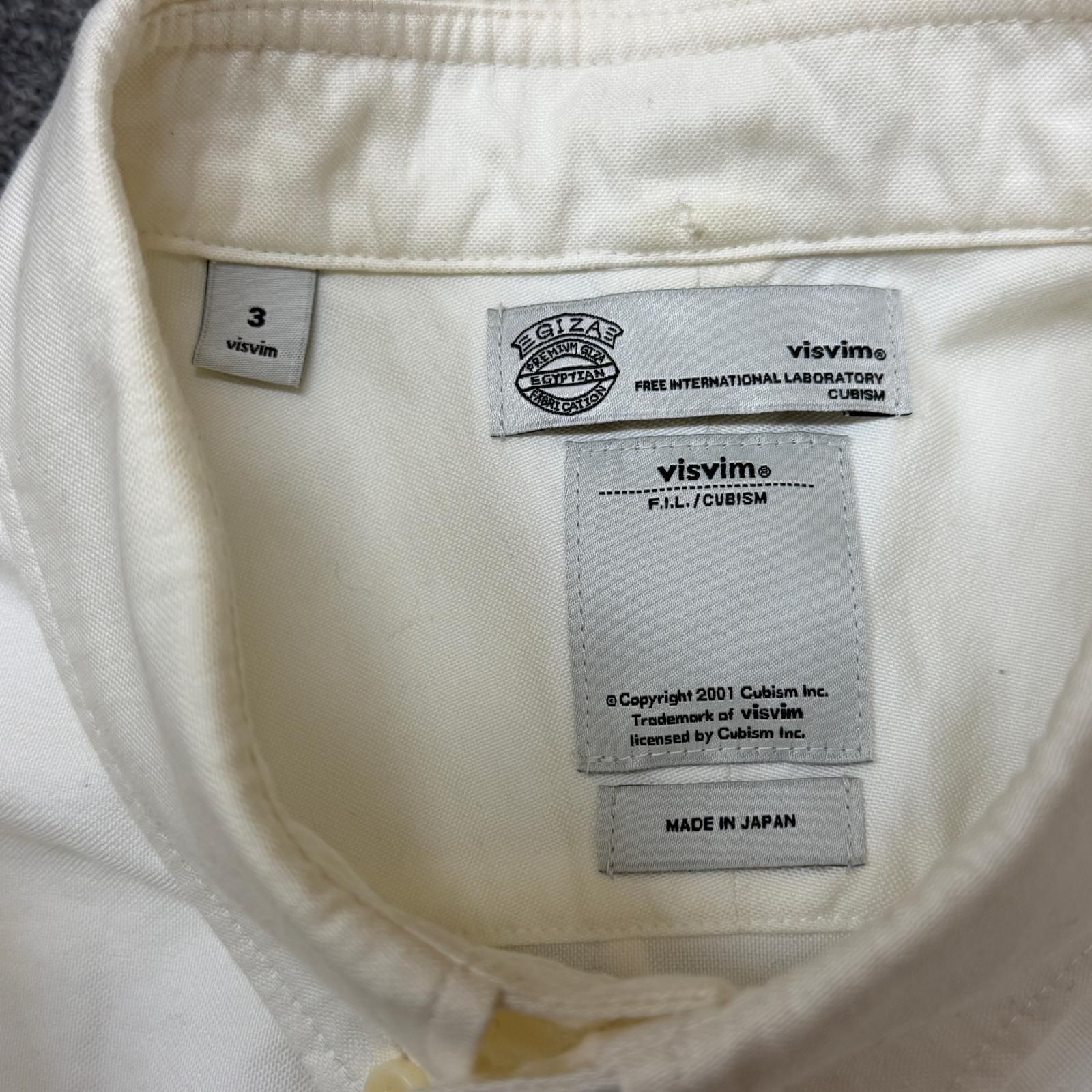 VISVIM Design Shirt デザインアームシャツ 長袖シャツ ビズビム