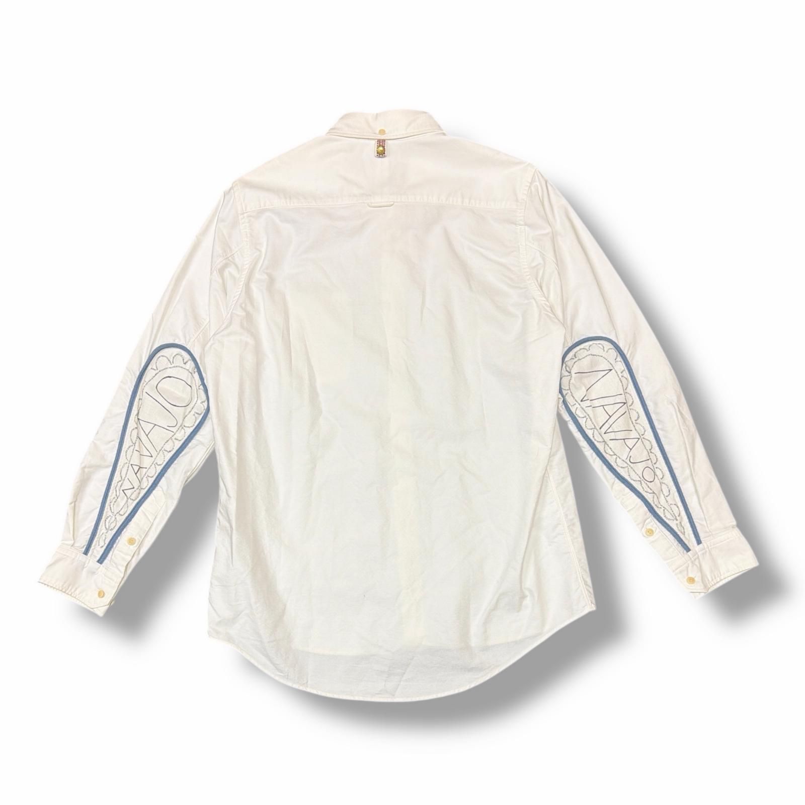 VISVIM Design Shirt デザインアームシャツ 長袖シャツ ビズビム 0117205011002 ホワイト 3 （3634M） VISVIM Design Shirt デザインアームシャツ 長袖シャツ ビズビム
