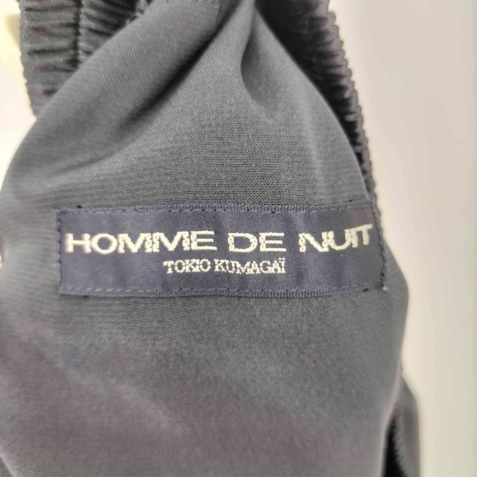 トキオクマガイ TOKIO KUMAGAI HOMME DE NUIT 80-90s サテン ワイド