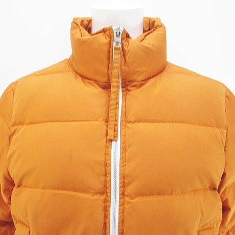 セオリー Theory ダウンジャケット ショート丈 2 オレンジ系 日本製