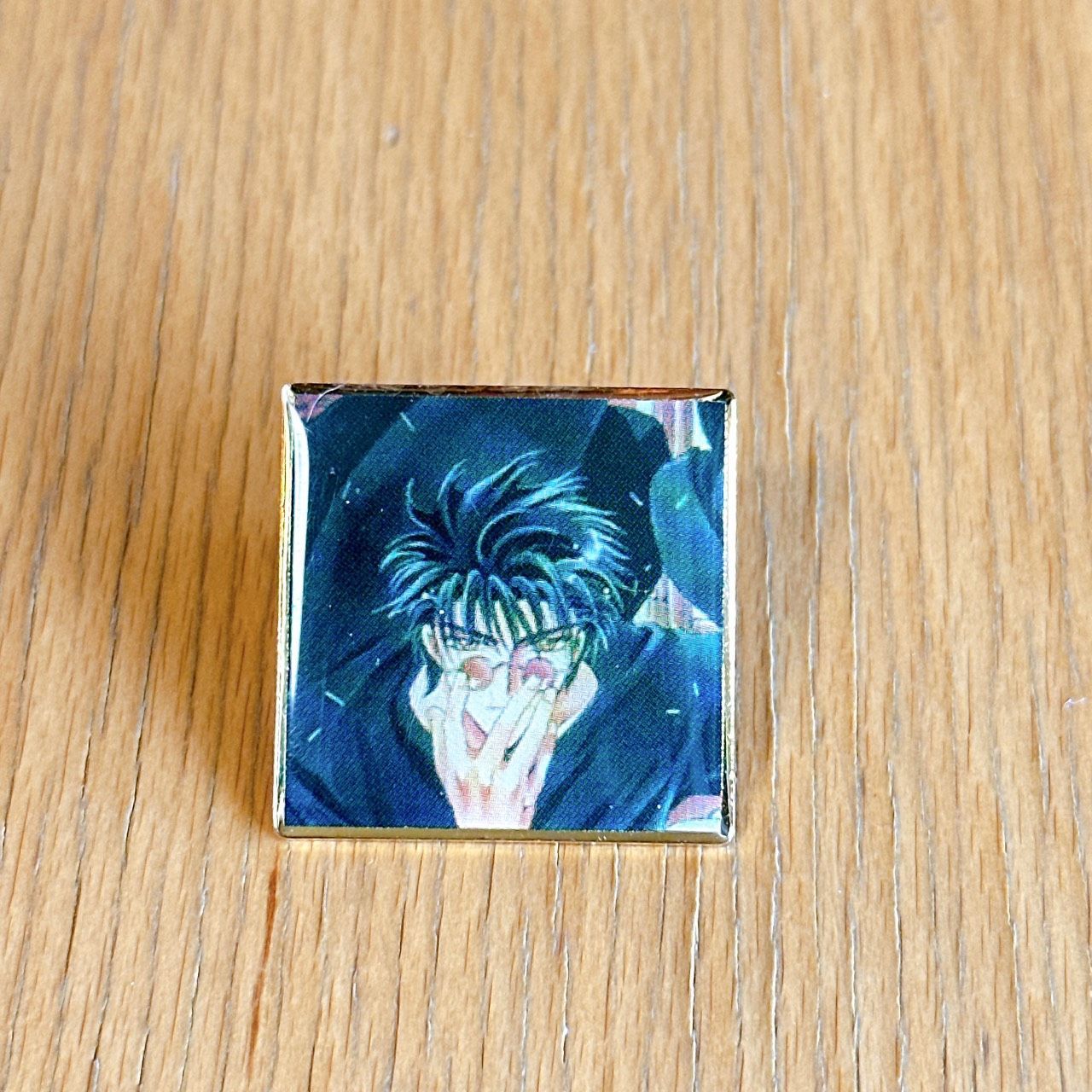 レア☆X エックス 桃生封真 ピンバッジ CLAMP アニメグッズ ものうふ