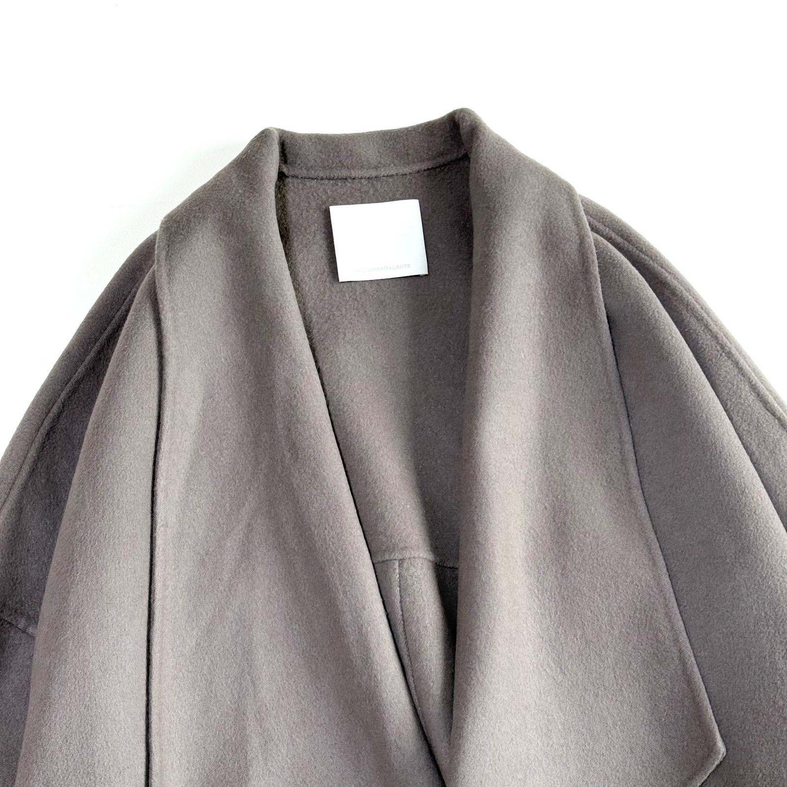 GALLARDAGALANTE ガリャルダガランテ リバーハーフコート ウール