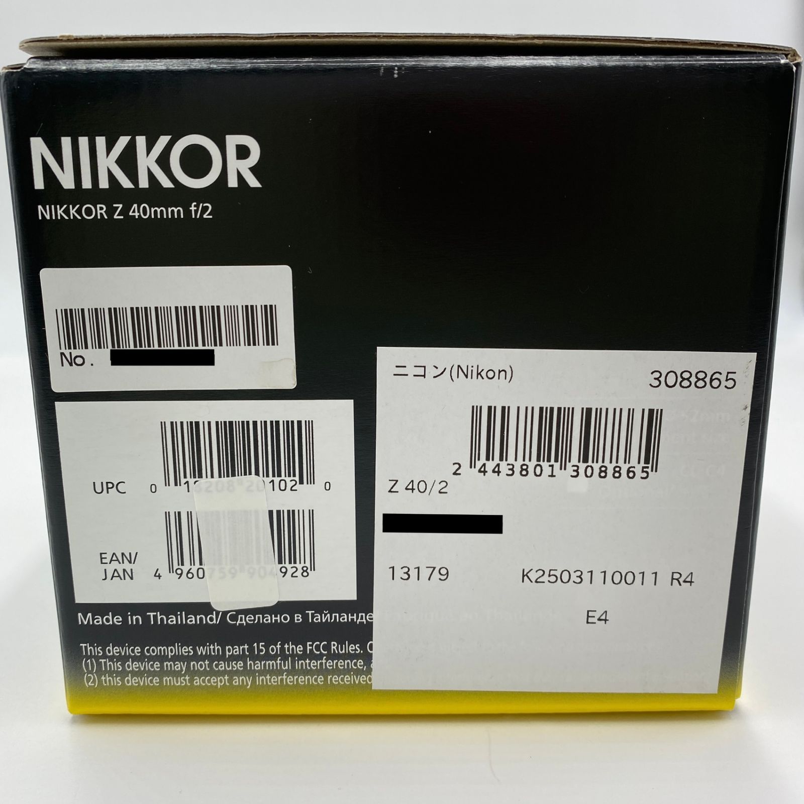  ニコン Nikon NIKKOR Z 40 mm F 2 C 5631 60 レンズ(単焦点) カメラ