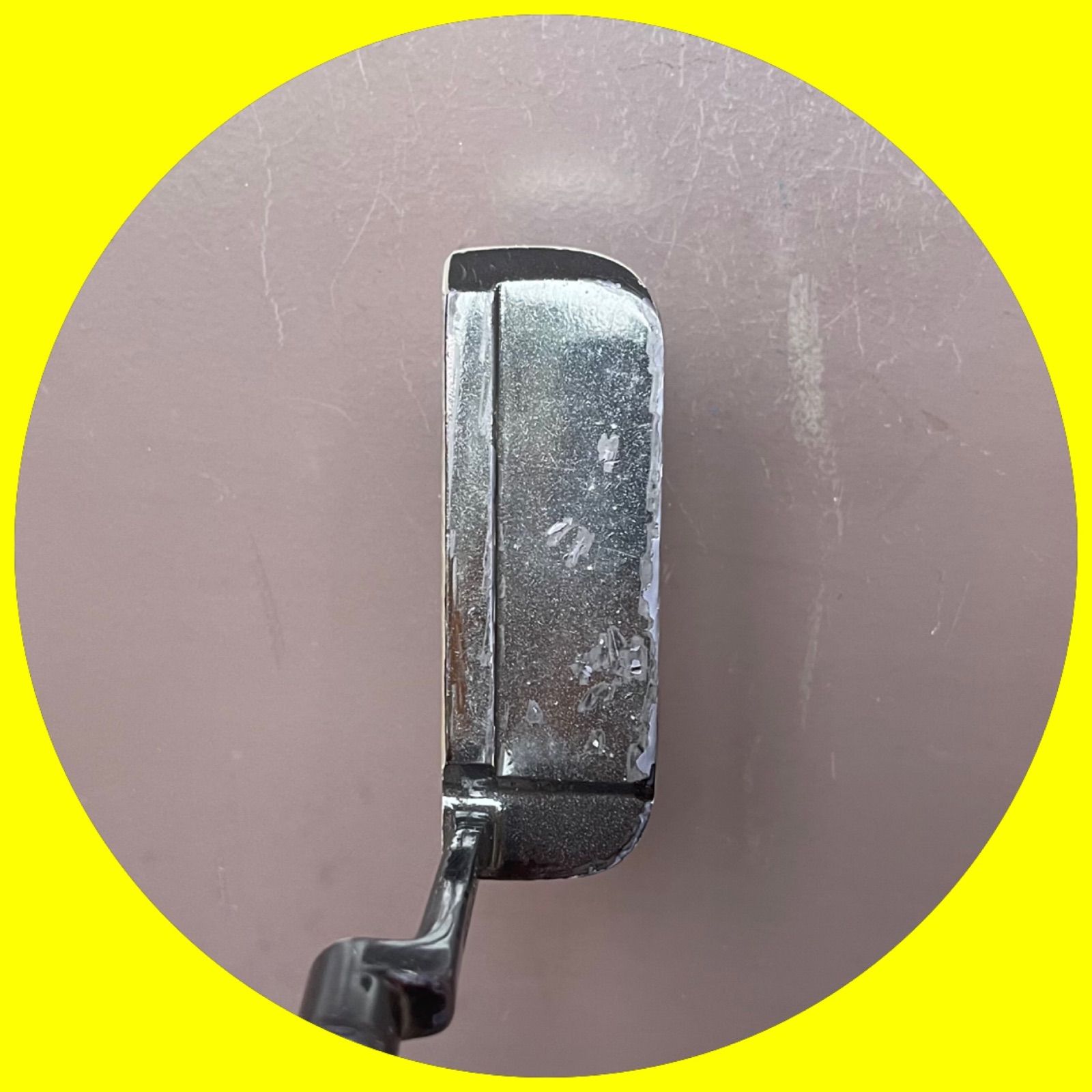 歳末 み H 01-1412-002 TSURUYA TOP HEAVY パター 名器 ヘッド ンスの高い転がり良しの 品 アイアンからの流れで自然に構えられるパター 再入荷 34.5インチ