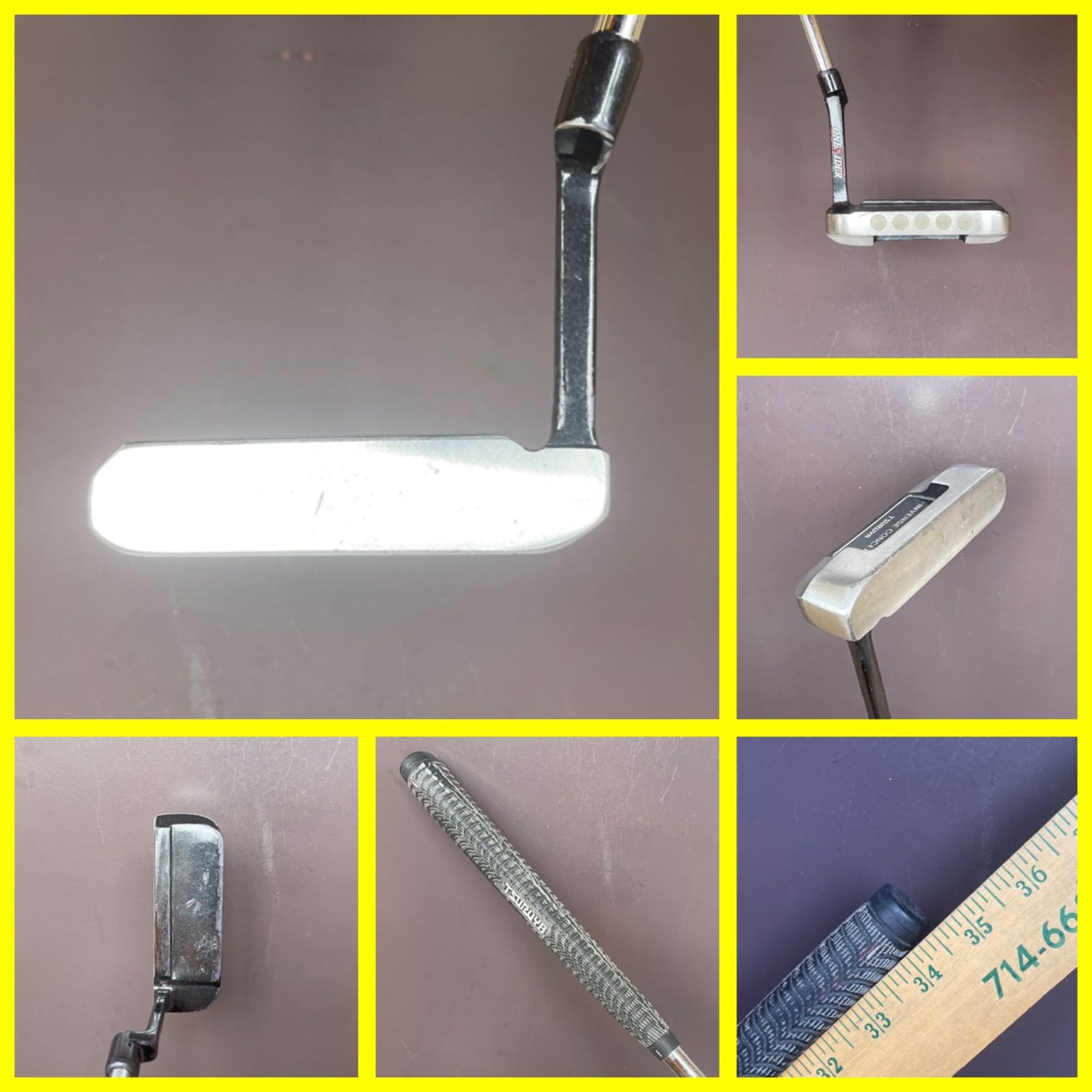 歳末 み H 01 1412 002 TSURUYA TOP HEAVY パター 名器 ヘッド ンスの高い転がり良しの 品 アイアンからの流れで自然に構えられるパター 再入荷 34 5インチ