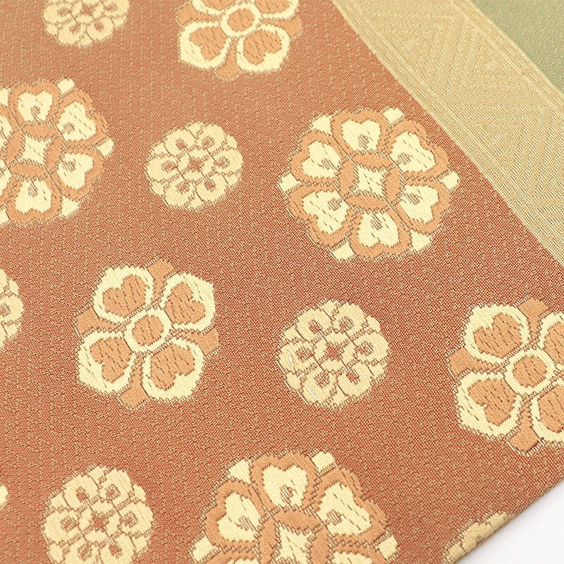 六通柄 ベージュ