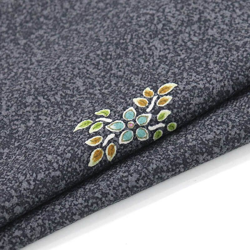 灰青 たたき染め風合い