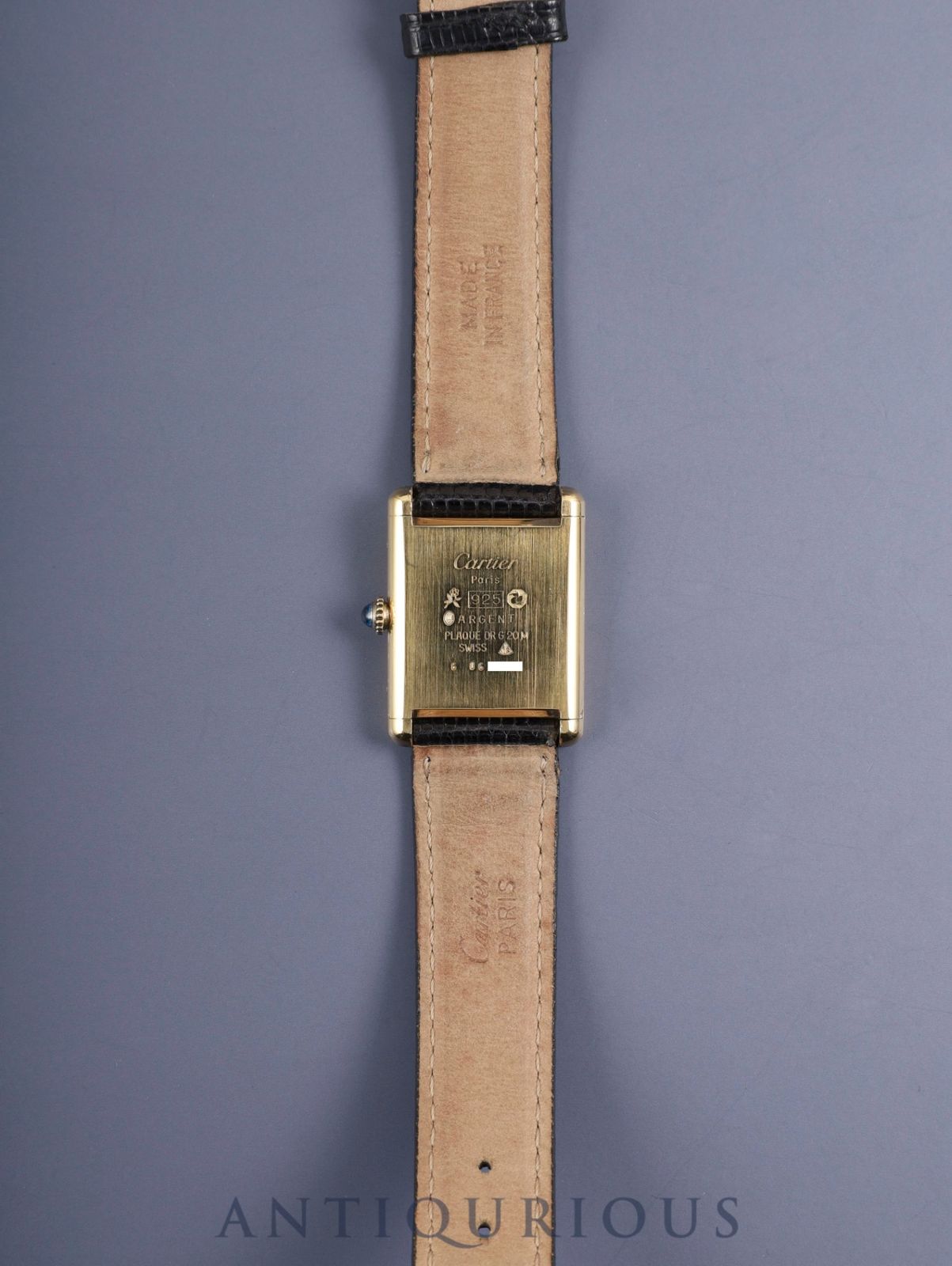 カルティエ マストタンク LM 手巻き Cal.78-1 SV925 純正革ベルト 純正