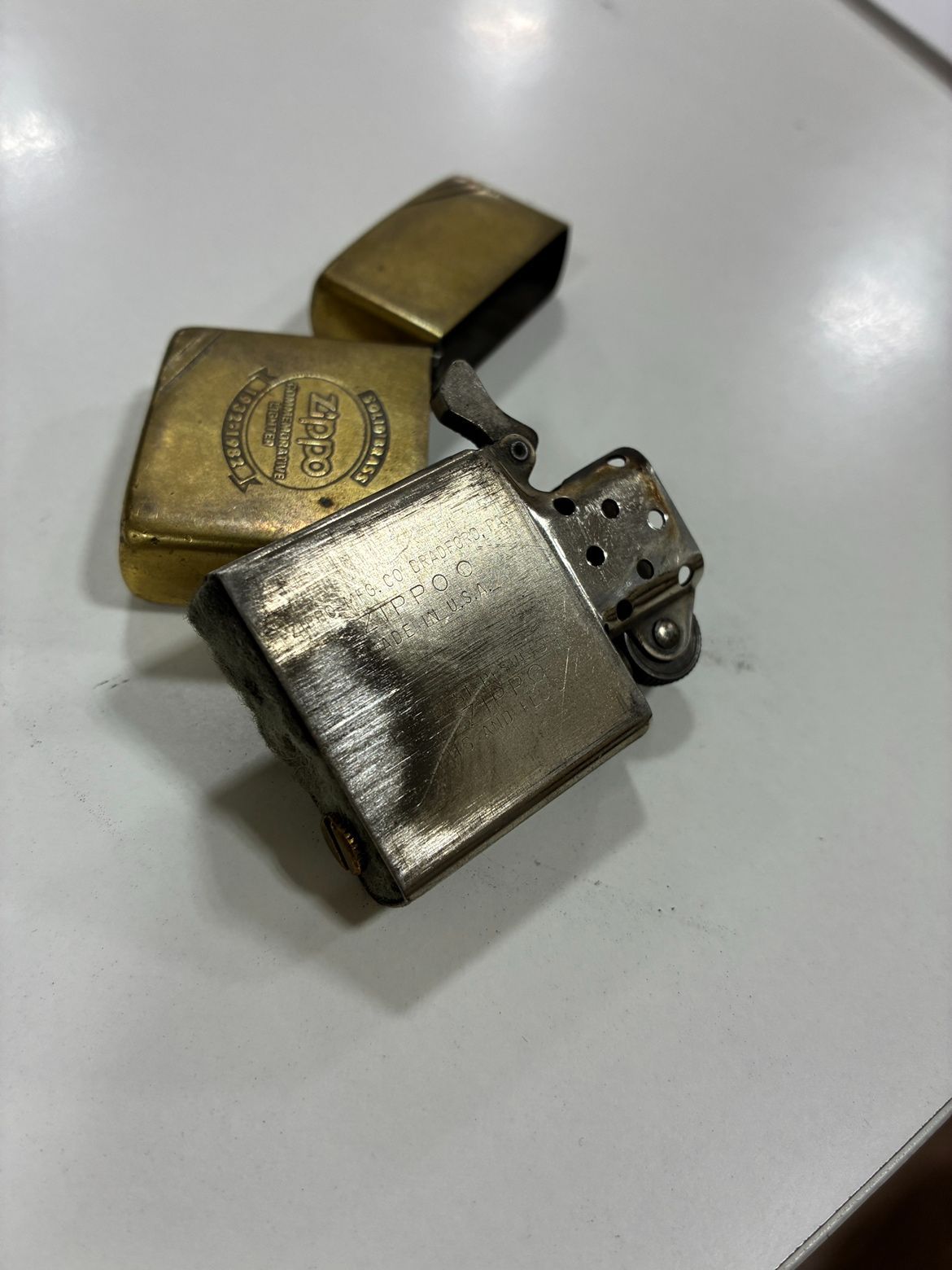 zippo ジッポー 50周年 未使用 ZIPPO (ジッポ) オイルライター 【公式
