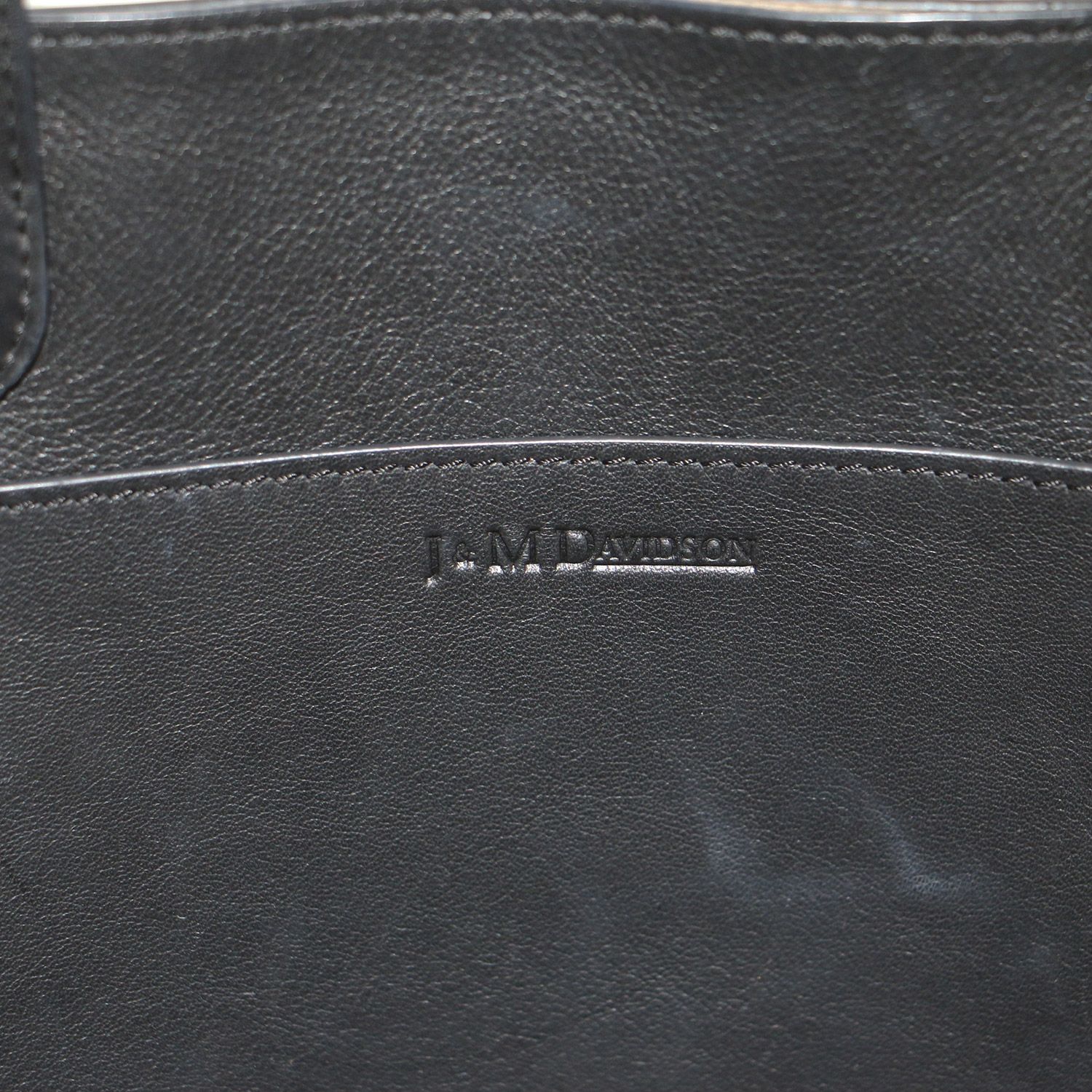 ✨お値下げ✨️J&M DAVIDSON ブラックレザートートバッグ ショルダー付き ジェイアンドエムデヴィッドソン J&M DAVIDSON J&M DAVIDSON トート
