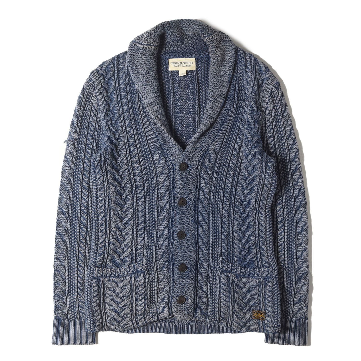 【美品】DENIM&SUPPLY RALPHLAUREN Mサイズ カーディガン DENIM & SUPPLY Ralph Lauren デニム&サプライ ラルフローレン