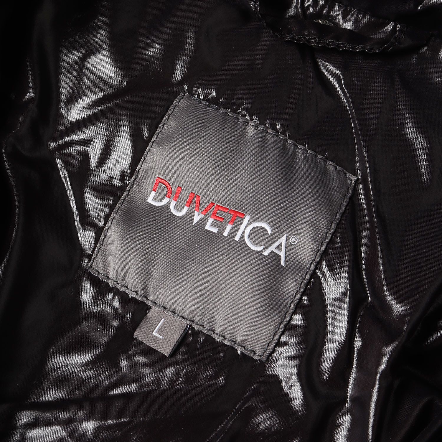 DUVETICA デュベティカ ジャケット ブラック 黒 サイズ:L | フード付き