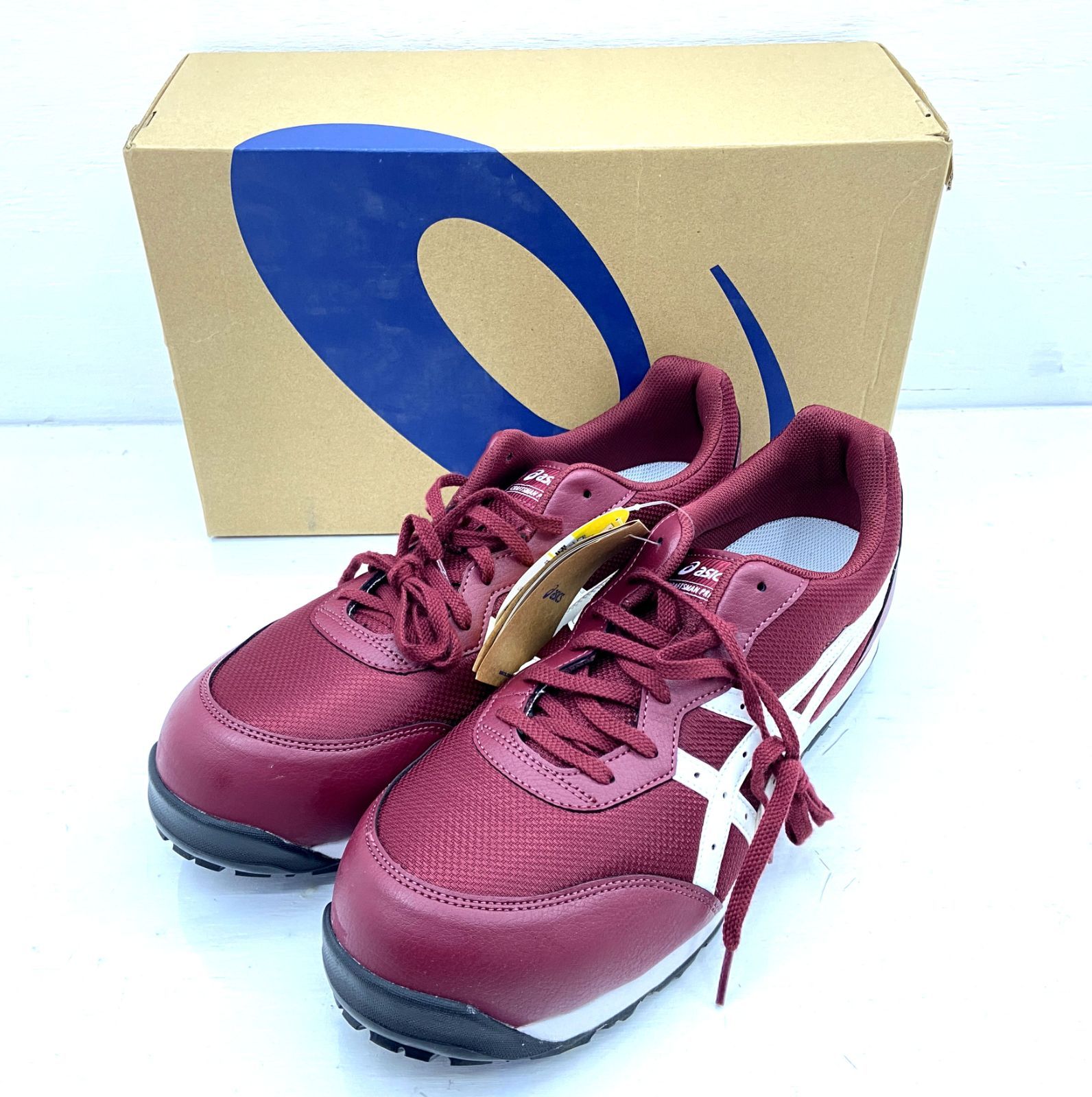 盛岡48-0015 ♥ asics アシックス ウィンジョブ CP 201 FCP 30.0 cm チリフレーク×ホワイト