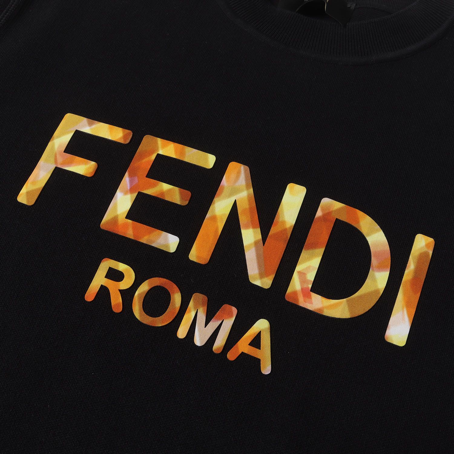 美品】FENDI フェンディ ニット ブラック 黒 サイズ:48 | ロゴ