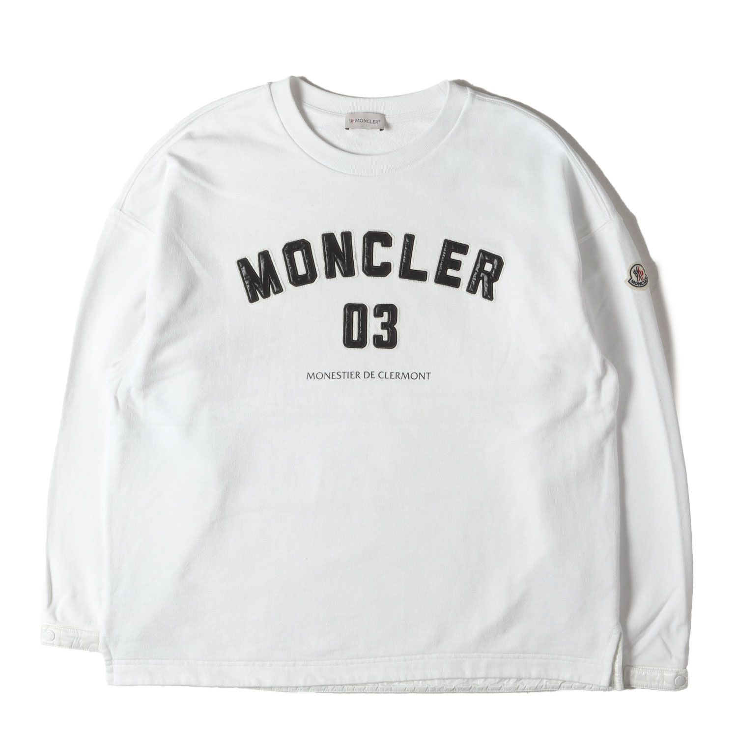 MONCLER 【新品同様】モンクレール トレーナー スウェット ホワイト 