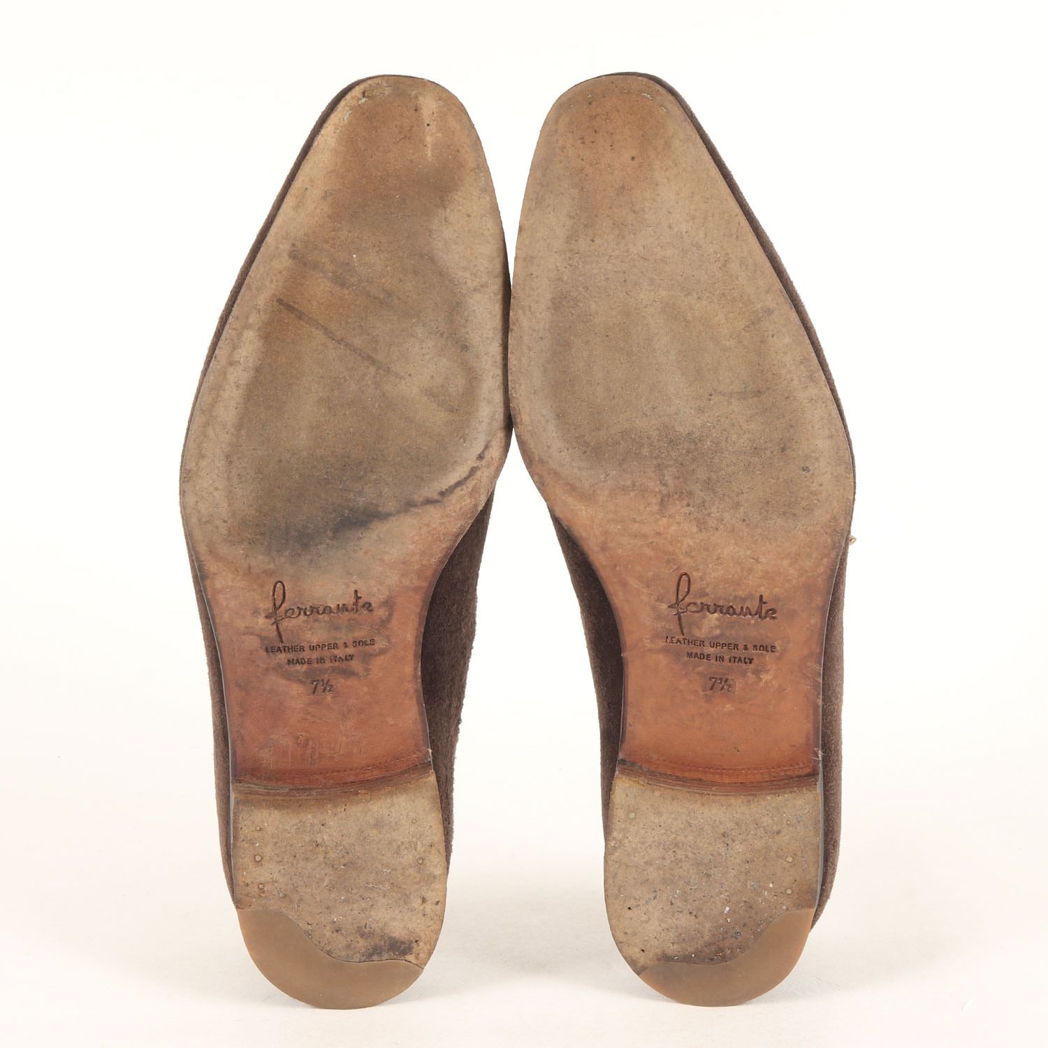 Ferrante フェランテ タッセルローファー ブラウン スエード FERRANTE フェランテ サイズ:7 1/2(26.5cm相当) | スエード レザー