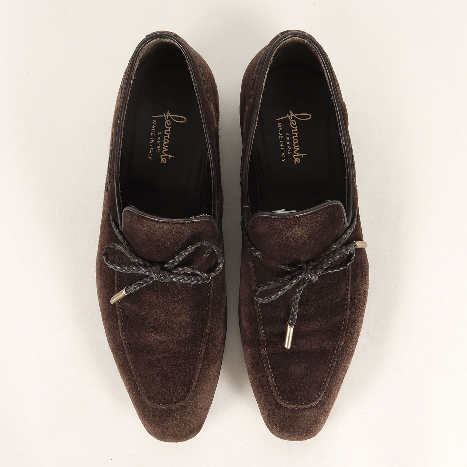 FERRANTE フェランテ サイズ:7 1/2(26.5cm相当) | スエード レザー