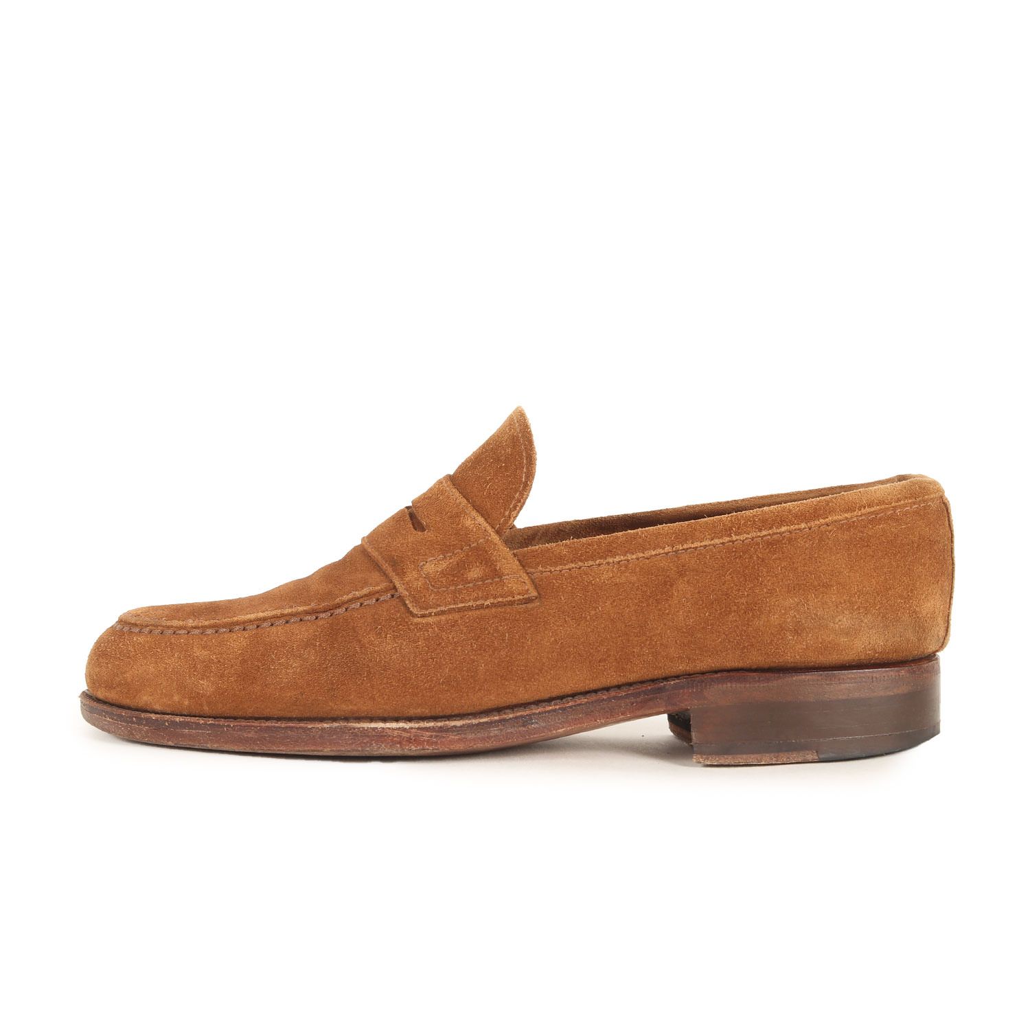 YANKO ヤンコ サイズ 5 1|2 24.5 cm相当 | スエード コイン ローファー 14227 ブラウン スペイン製 ブランド シューズ 靴 メンズ