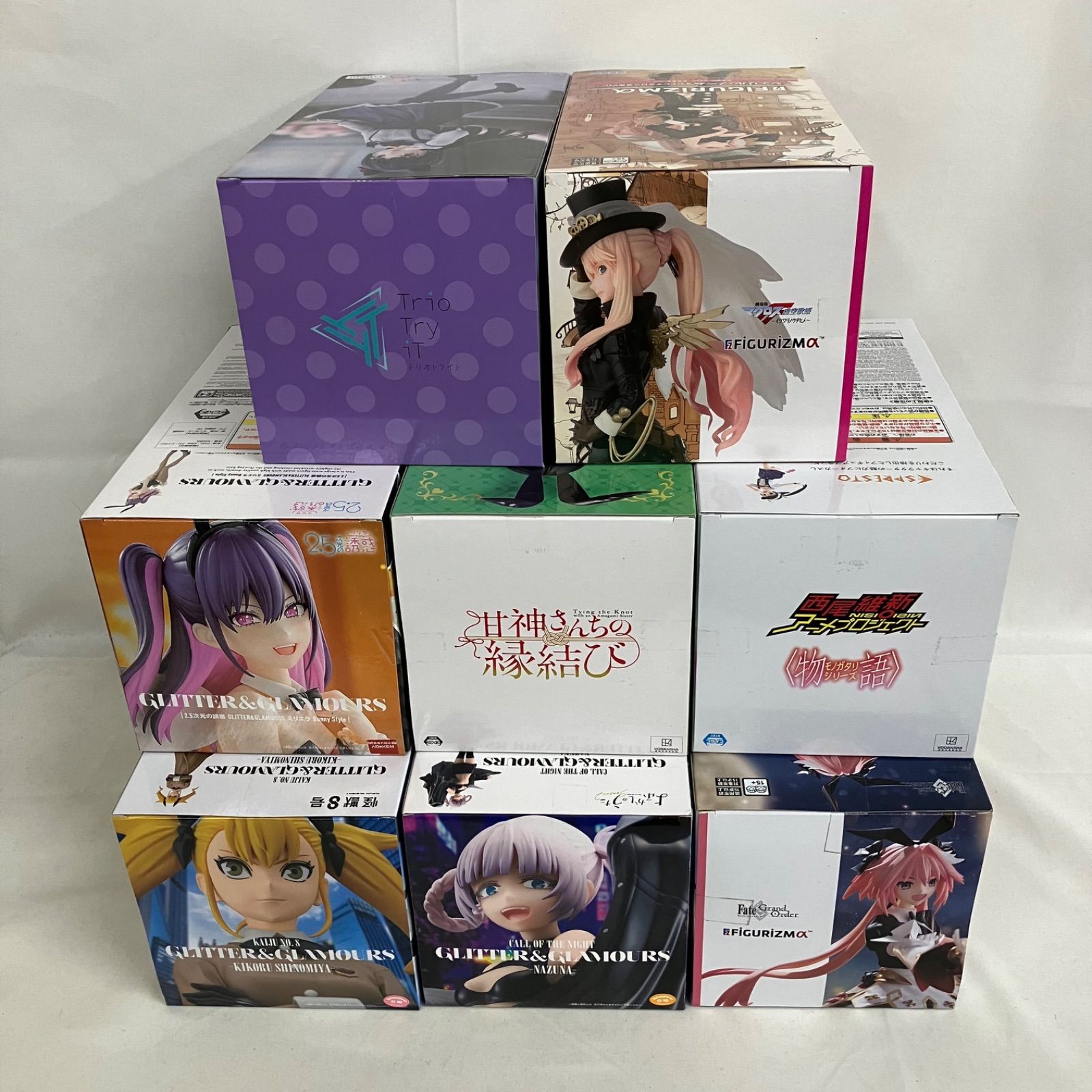 フィギュアまとめ売りGLITTER&GLAMOURS プライズ 未開封 美少女 GLITTER&GLAMOURS 他 フィギュア まとめ売り 8個セット