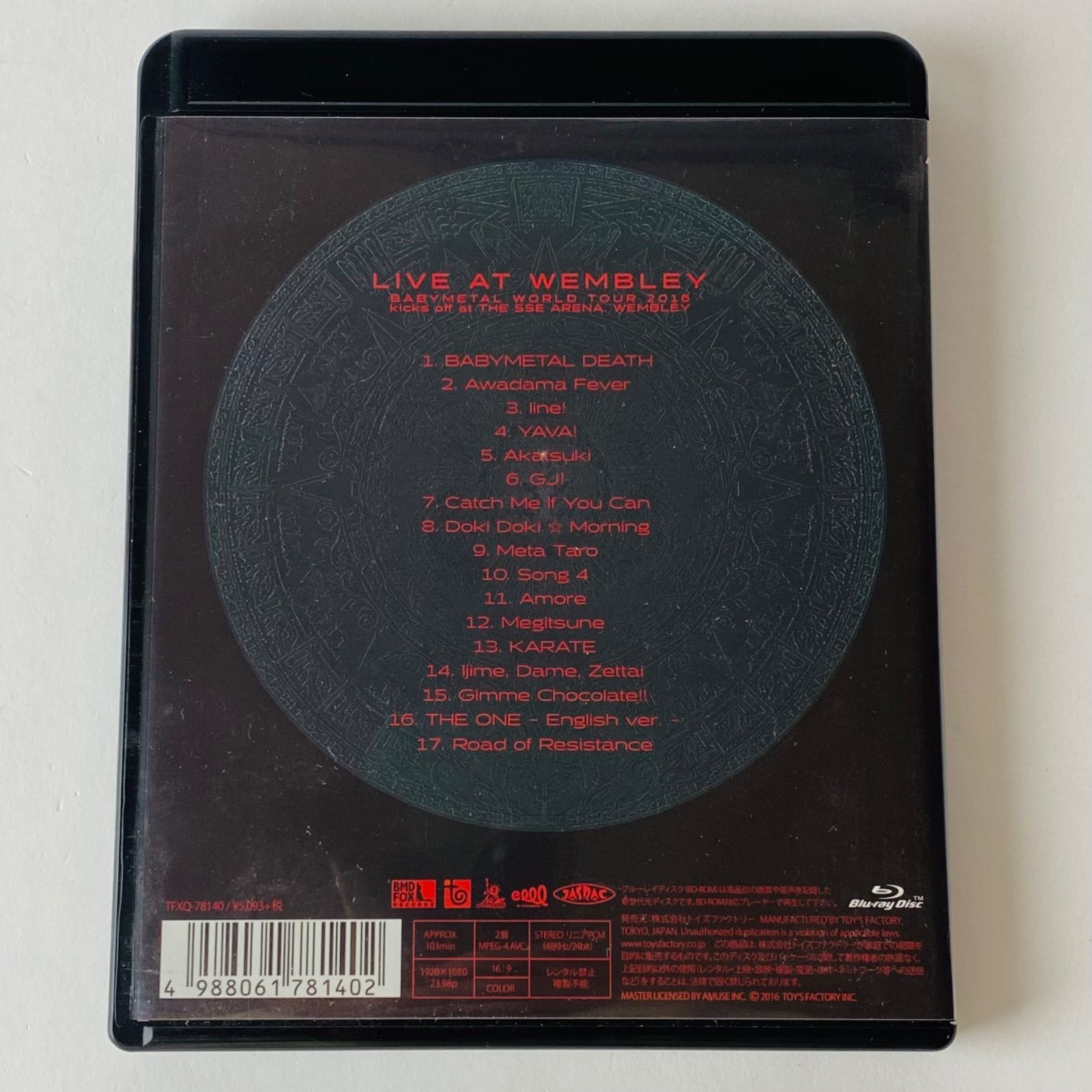 BABYMETAL / LIVE AT WEMBLEY BABYMETAL WORLD TOUR 2016 kicks off at