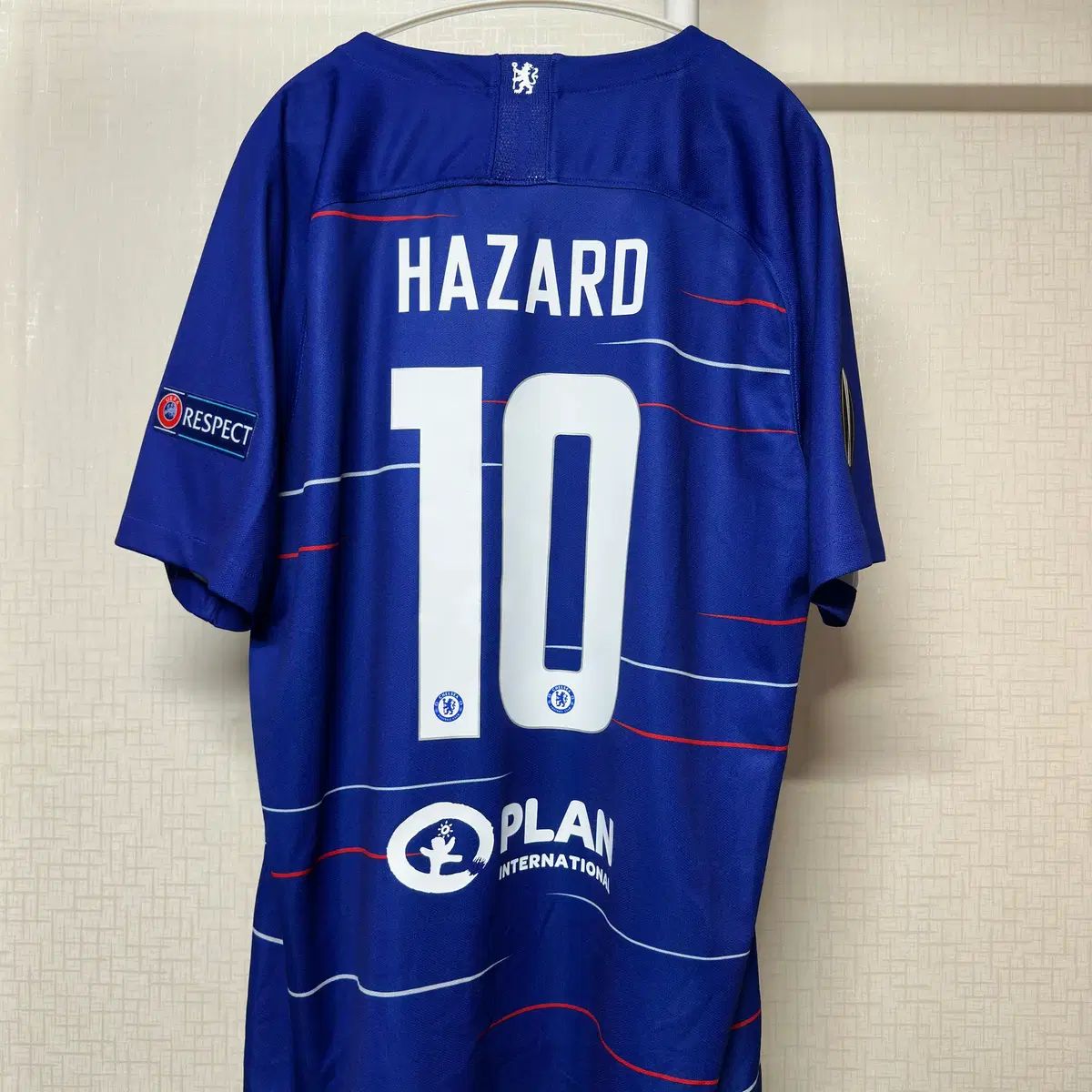 18-19 チェルシー 外(ホーム) アザール 海外 XL - メルカリ