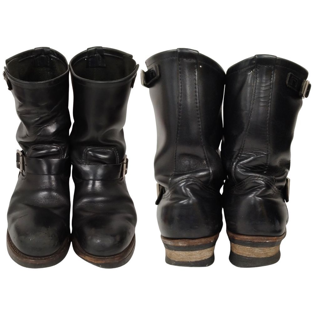 RED WING 2268エンジニアブーツ ブラック 28cm 10D 美品！【レッドウイング】 2268 エンジニア ブーツ 黒レザー MADE IN