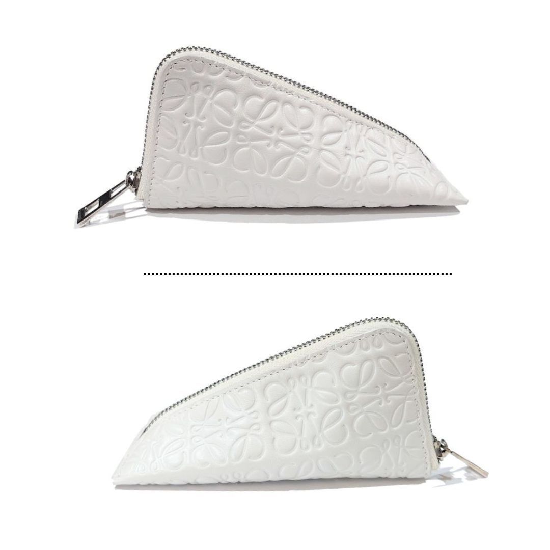 ロエベ LOEWE リピートアナグラムロゴ ベルトポーチ ホワイト ロエベ