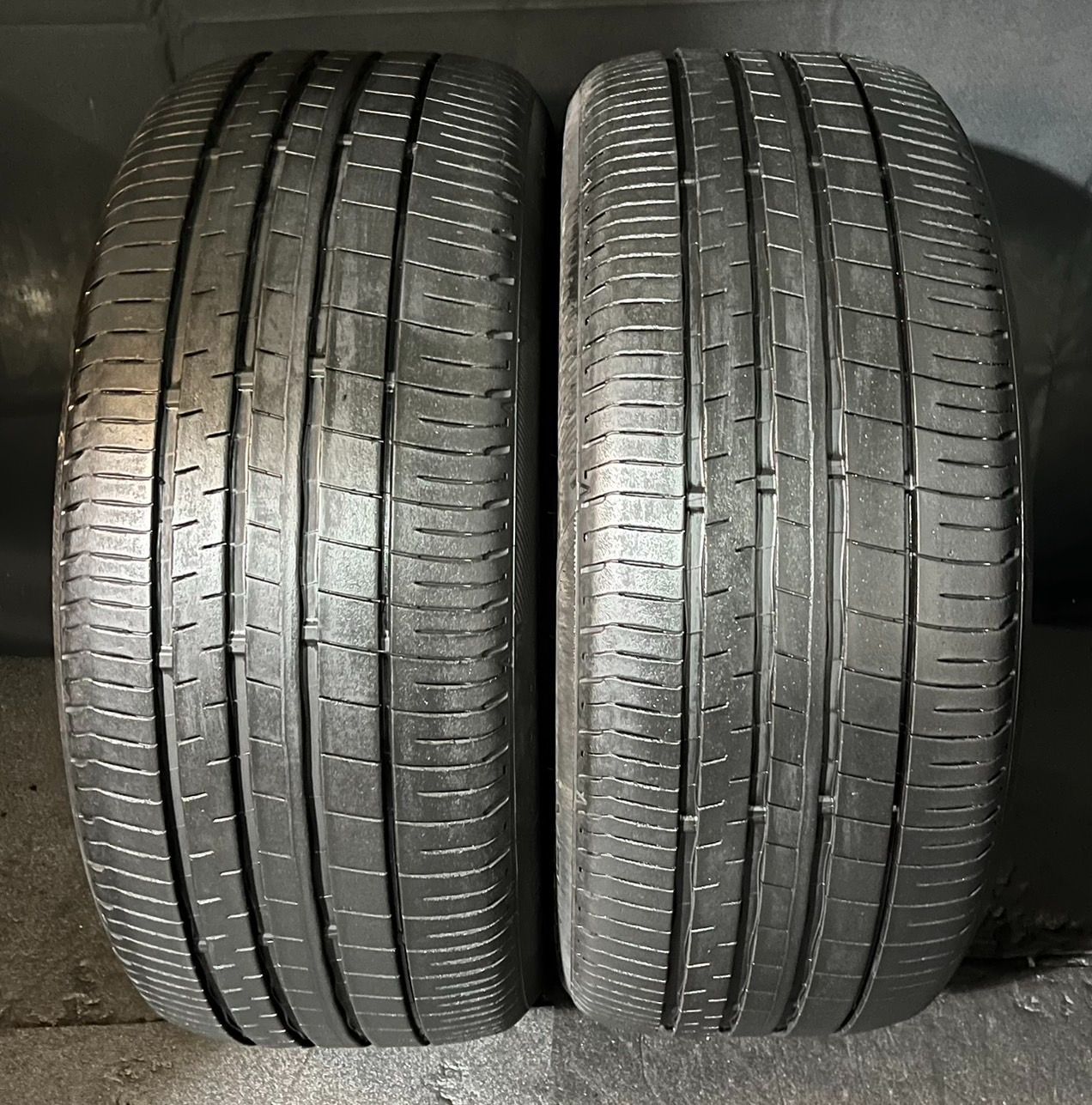 製 約8 5分山 ダンロップ DUNLOP ビューロ VEURO VE 304 235 45 R 18 2本 h_895