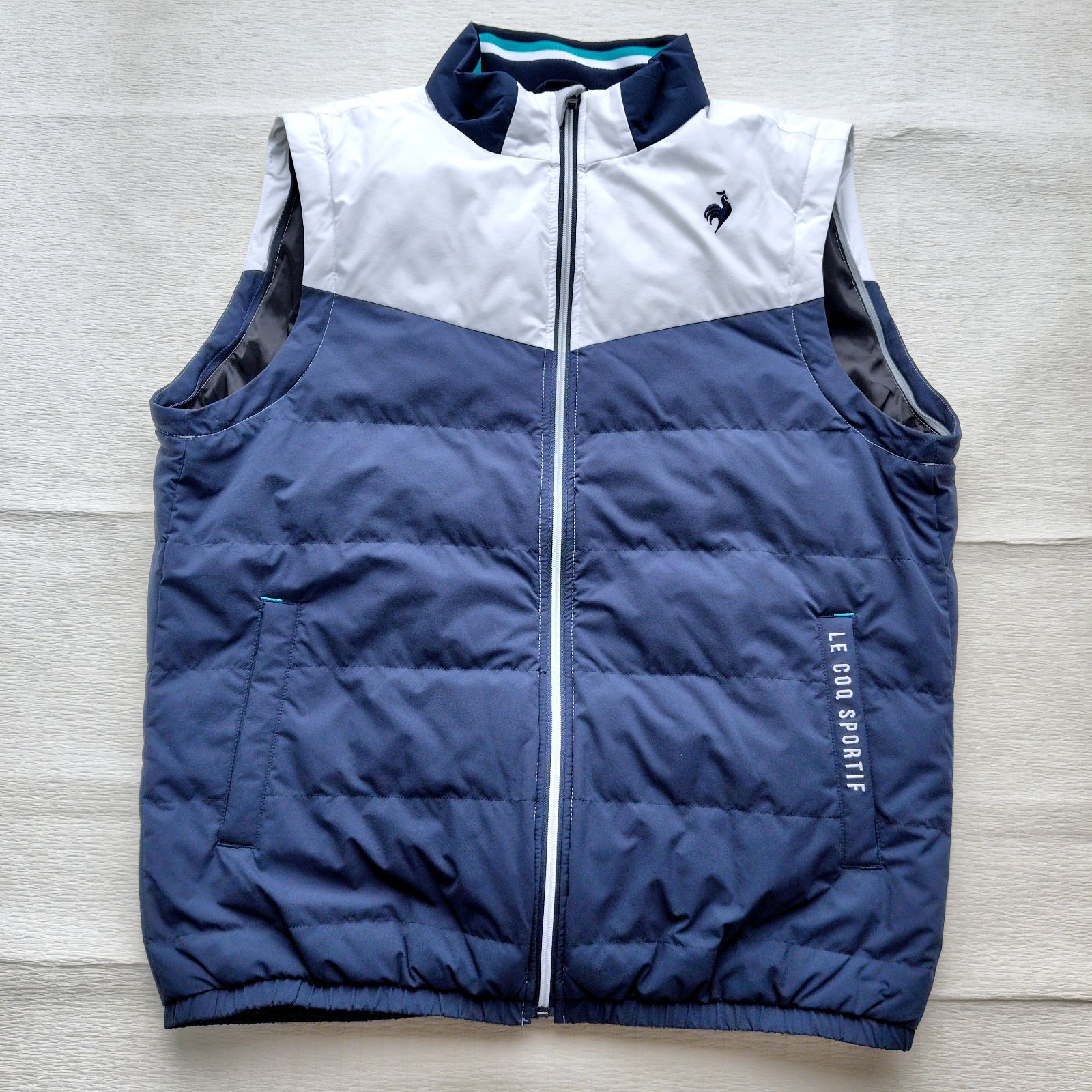 冬の二刀流】 le coq sportif GOLF 中綿ジャケット メンズ 大きい LL