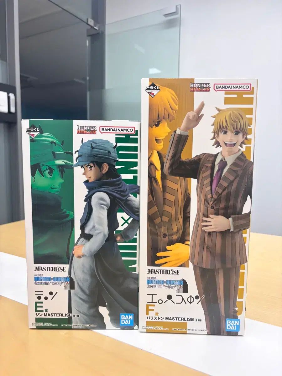 HUNTER×HUNTER 헌헌 一番くじ ジーン E賞 パリストン F賞 フィギュア まとめ