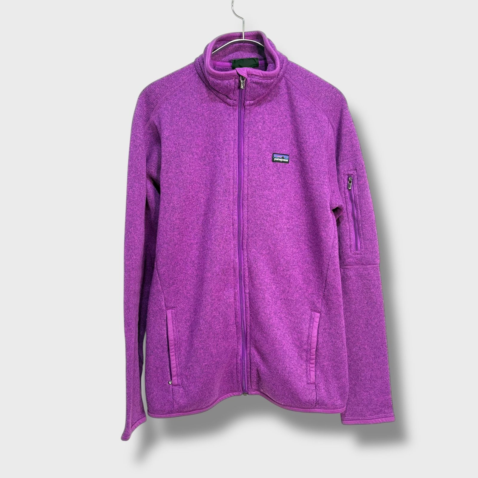 Patagonia ベターセータージャケット パープル レディースM ニットフリース L 25 M