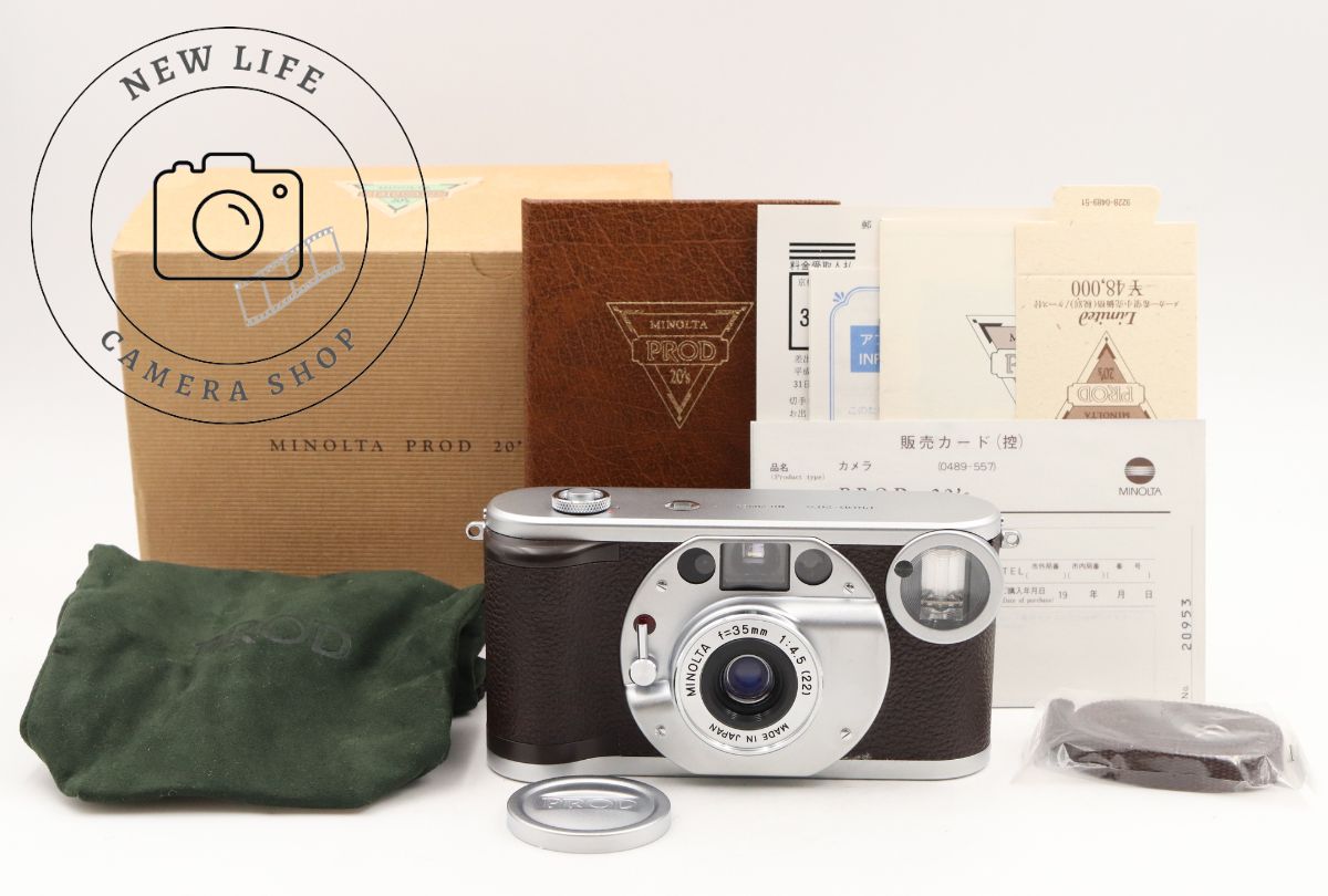 新同品☆MINOLTA PROD 20's ほぼ未使用 保管品 ミノルタ コンパクト