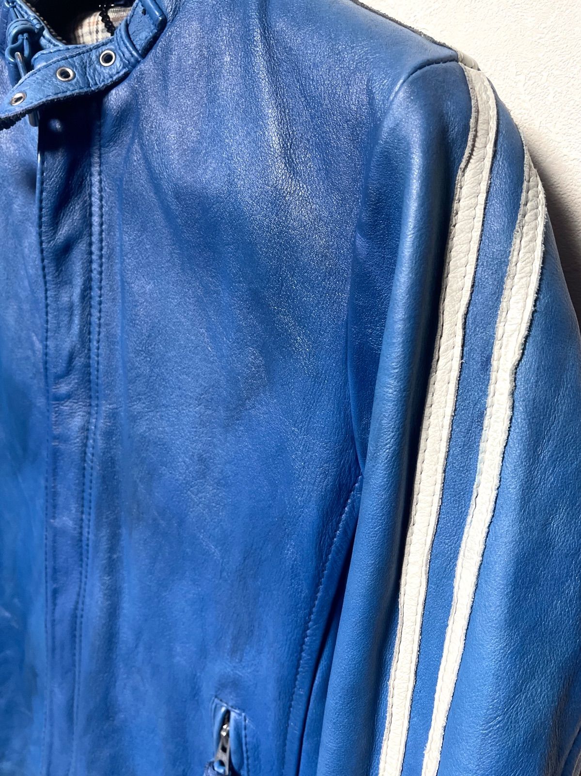 Schottライダースジャケット レザージャケット M - メルカリ