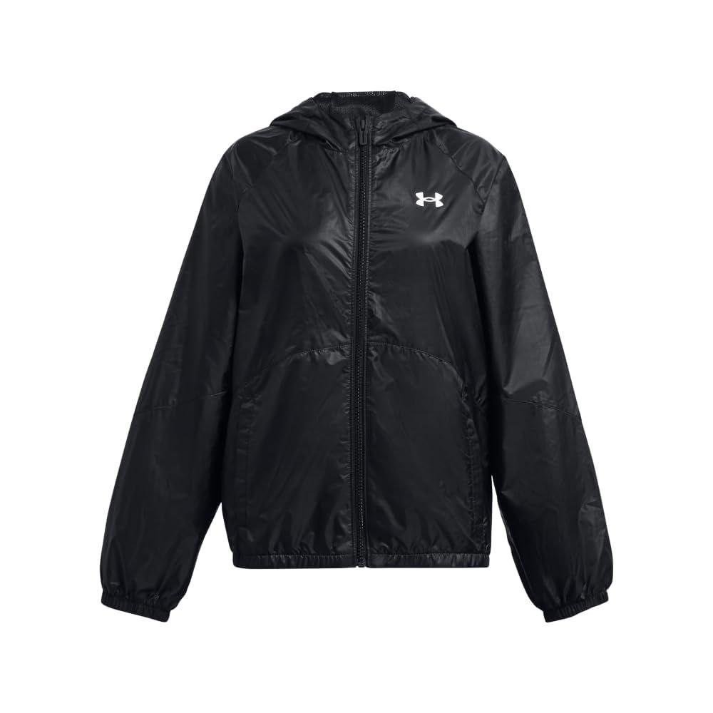 アンダーアーマー UA SPORT WINDBREAKER JACKET Black | White YXL ブラック XL