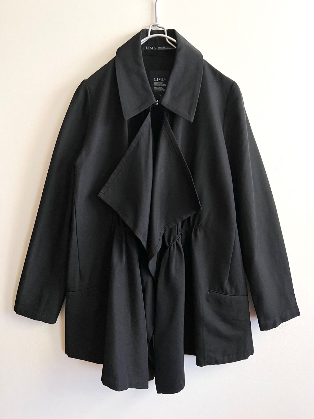 LIMI feu リミフゥ　デザインジャケット　カシュクール　ブラック LIMI feu リミフゥデザインジャケットカシュクールブラック