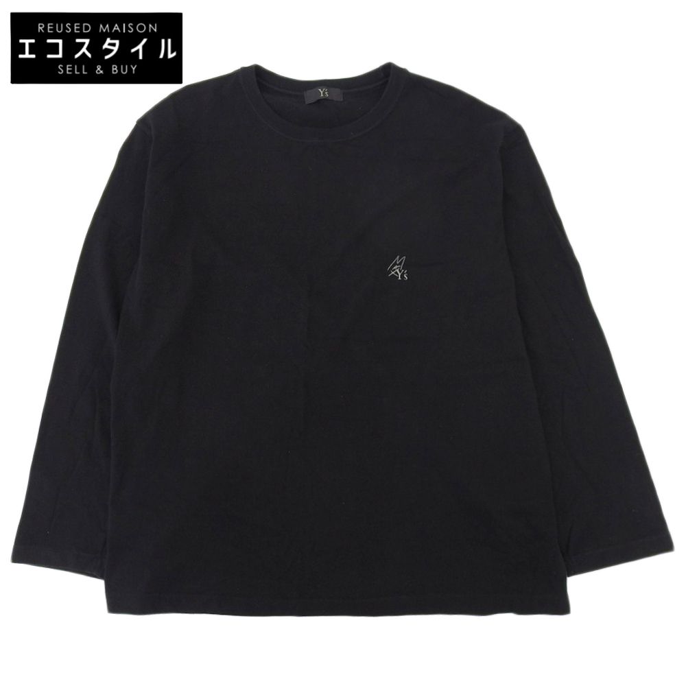 Y s ワイズ 写真家MAX VADUKUL ロングTシャツ トップス メンズ ブラック 4 YF-T 04-961-2-04 22年