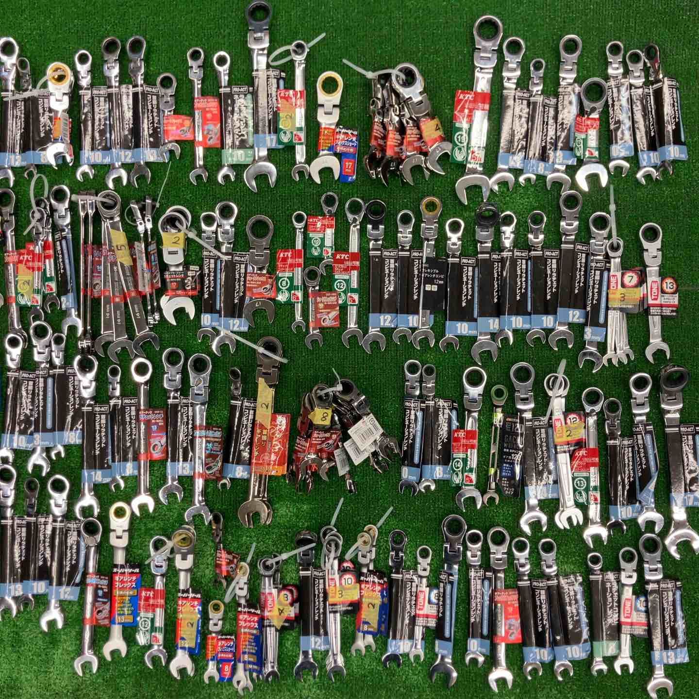 KTC TONE等 ギアレンチ162点 サイズ メーカー混同