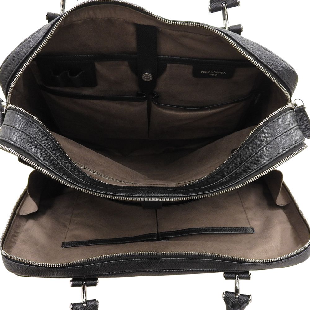 美品✨PELLE MORBIDA ペッレモルビダ　ブリーフケース　2way 黒 PELLE MORBIDA（ペッレ モルビダ） ケアセット＋選べるノベルティ